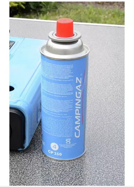 CP250 Isobutane Mix Resealable Gas Cartridges-Blue