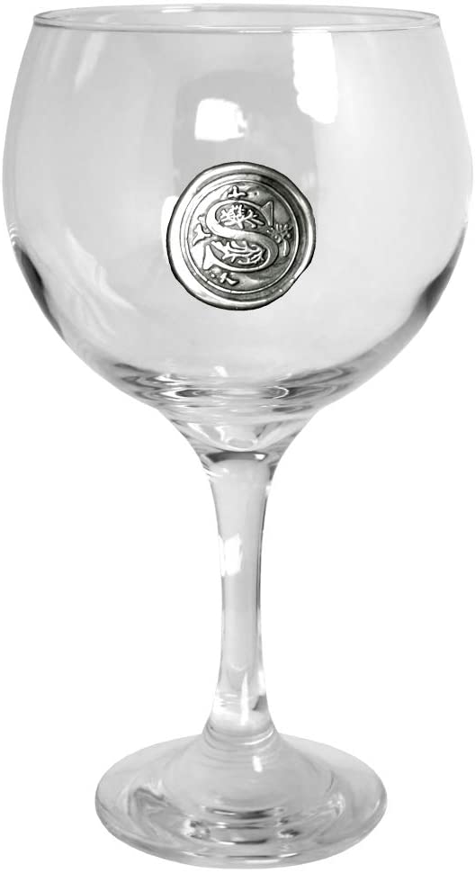 Personalised Gin Glass with Your Choice of Initial Unique Birthdays, Anniversaries (S) Gift