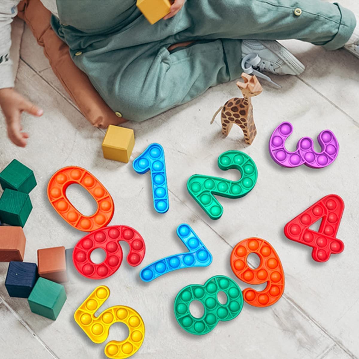 15 Pieces Bubble Sensory Fidget Bubble Popper,Stress Anxiety Relief Autism Special Needs Reliever (15 Pieces)