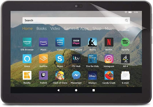 Clear Screen Protector for Amazon Fire HD 8 tablet | 10th generation (2020 release)