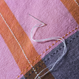 MÄVINN Cushion cover, pink/orange, 50x50 cm