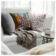 TRATTKAKTUS Cushion cover, multicolour, 50x50 cm