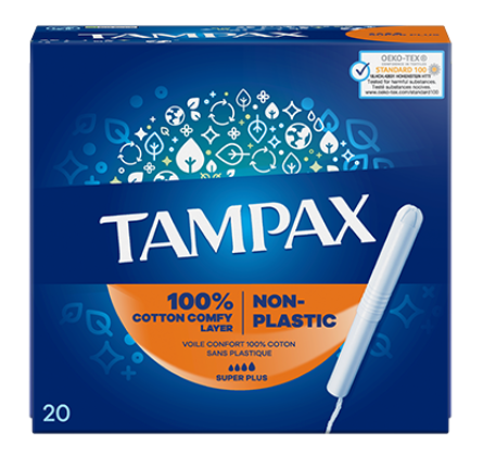 Cardboard Super Plus Applicator Tampons