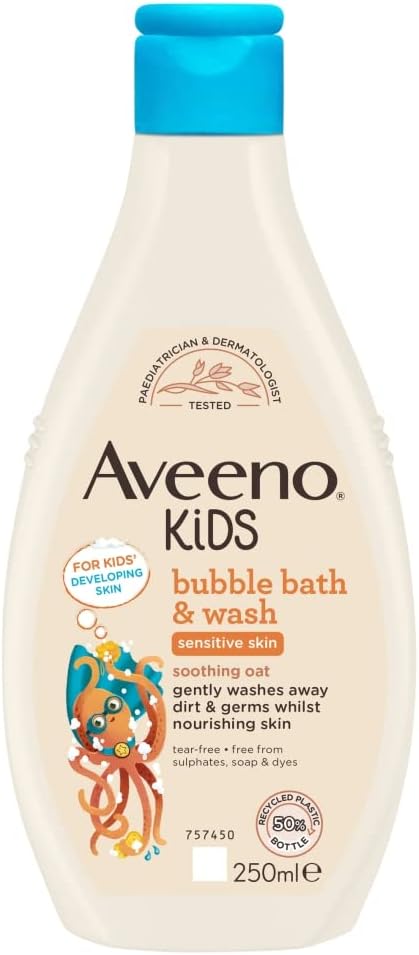 Aveeno Baby KIDS Bubble Bath & Wash 250ml