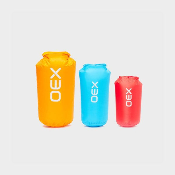 OEX Drysac Multi Pack (5L, 10L, 15L) – available from GO Outdoors