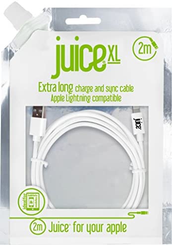 Apple iPhone Lightning Charge and Sync Cable 2M, White