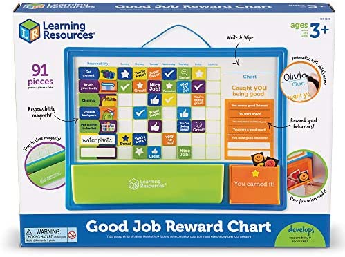 Good Job Reward Chart, 91 Piece Set LER9580, Ages 3+