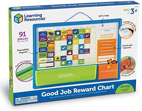 Good Job Reward Chart, 91 Piece Set LER9580, Ages 3+