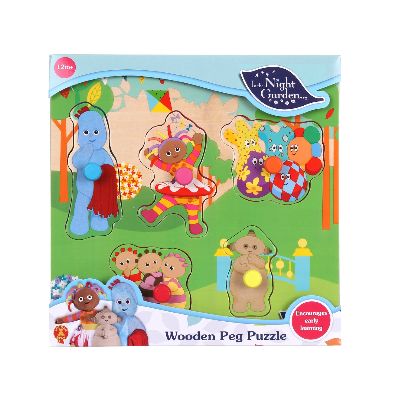 In the Night Garden Wooden Peg Puzzle SawaSawa Shopper