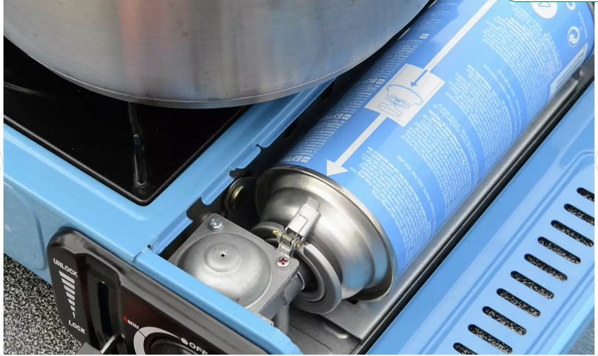 CP250 Isobutane Mix Resealable Gas Cartridges-Blue