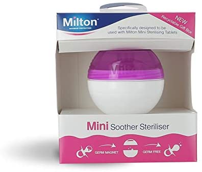 Mini Portable Soother Steriliser Purple