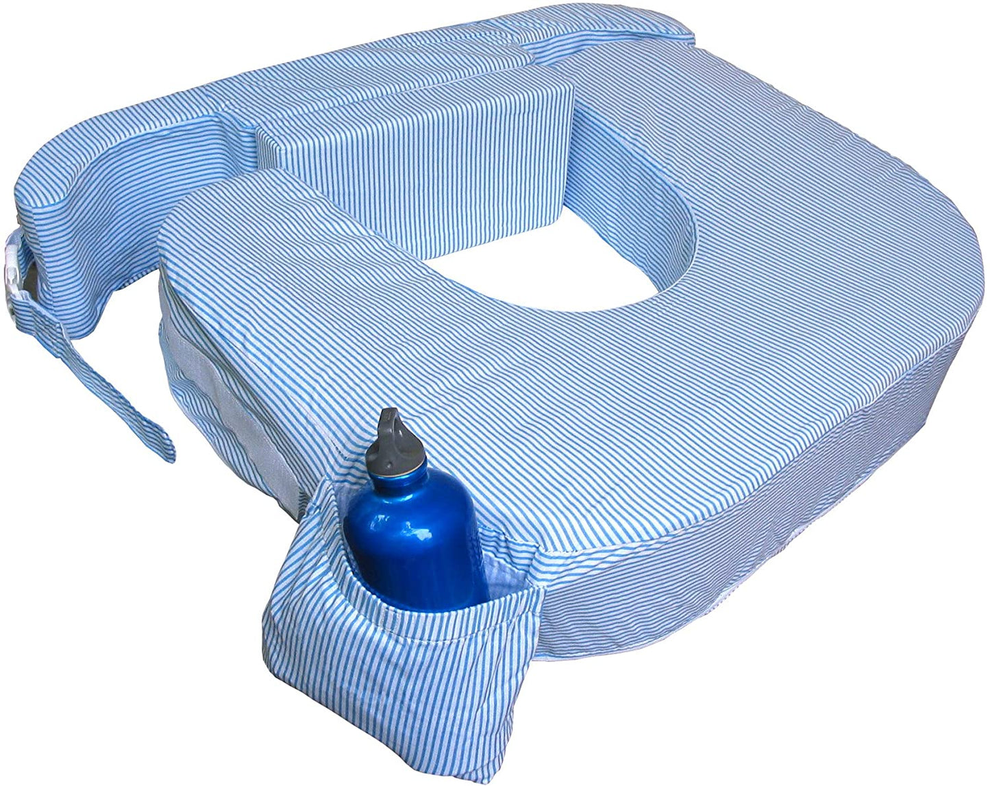 Original Nursing Posture Pillow, Blue Striped