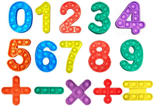 15 Pieces Bubble Sensory Fidget Bubble Popper,Stress Anxiety Relief Autism Special Needs Reliever (15 Pieces)
